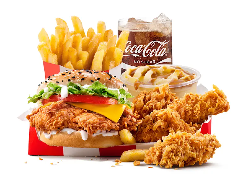Wicked Zinger Box Lrg (With Zinger Burger)